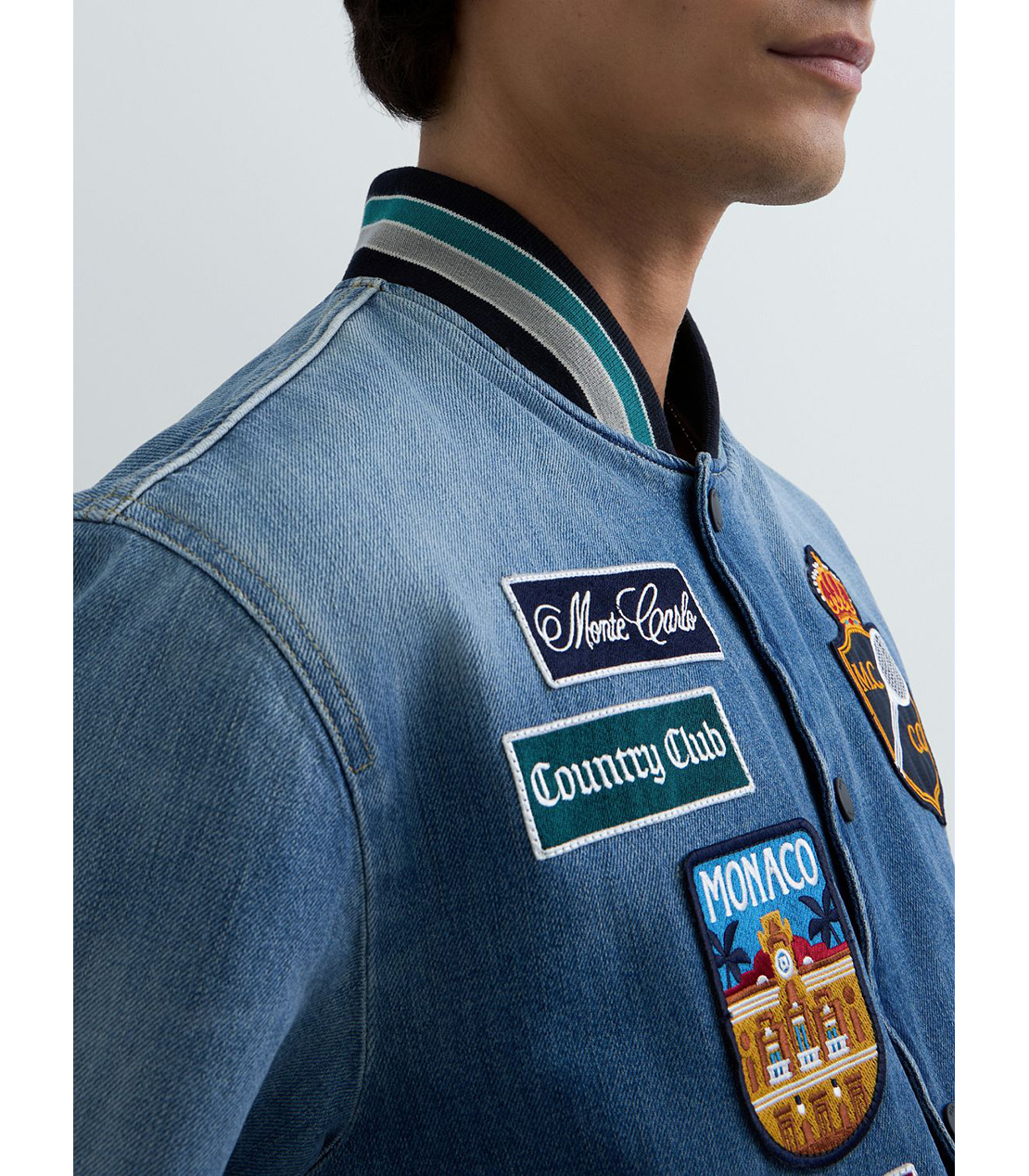 REPLAY &times; Monte Carlo Country Club デニムボンバージャケット 詳細画像 ブルー 6